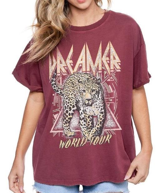 Dreamer World Tour Cheetah Tee