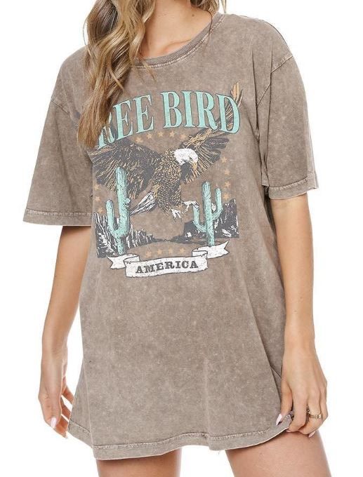 Free Bird Vintage America Tee