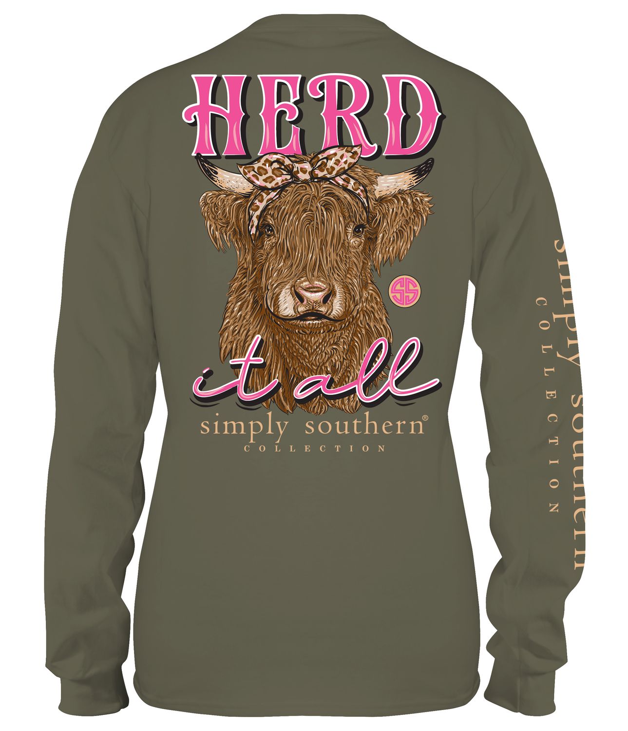 Youth Simply Southern Herd It All L/S