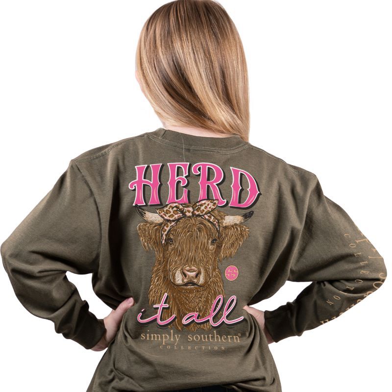 Youth Simply Southern Herd It All L/S