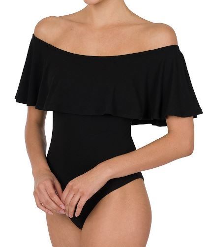 Ruffle Off The Shoulder Body Suit