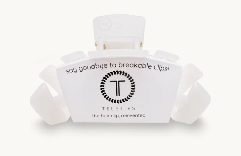 Coconut White Hair Clip