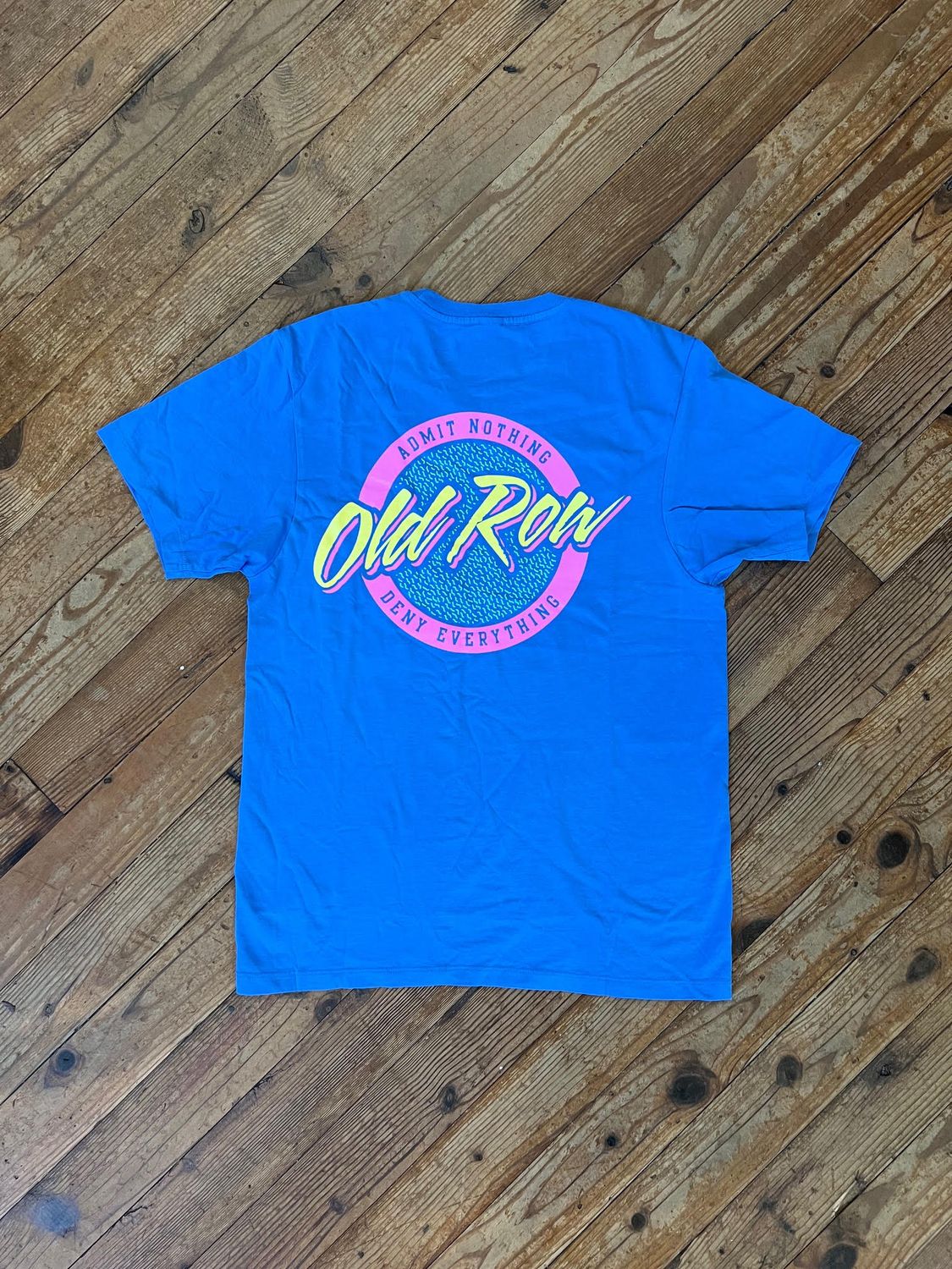 Circle Logo Pocket Tee Marine/Pink/Yellow