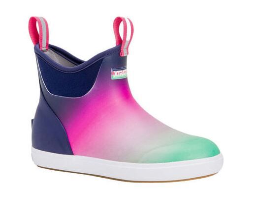 XTRATUF Women's Ankle Deck Boot Aurora Purple