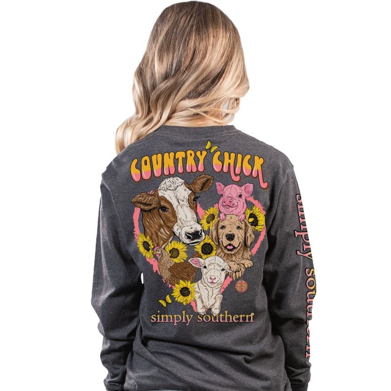 L/S Simply Southern Country Chick 