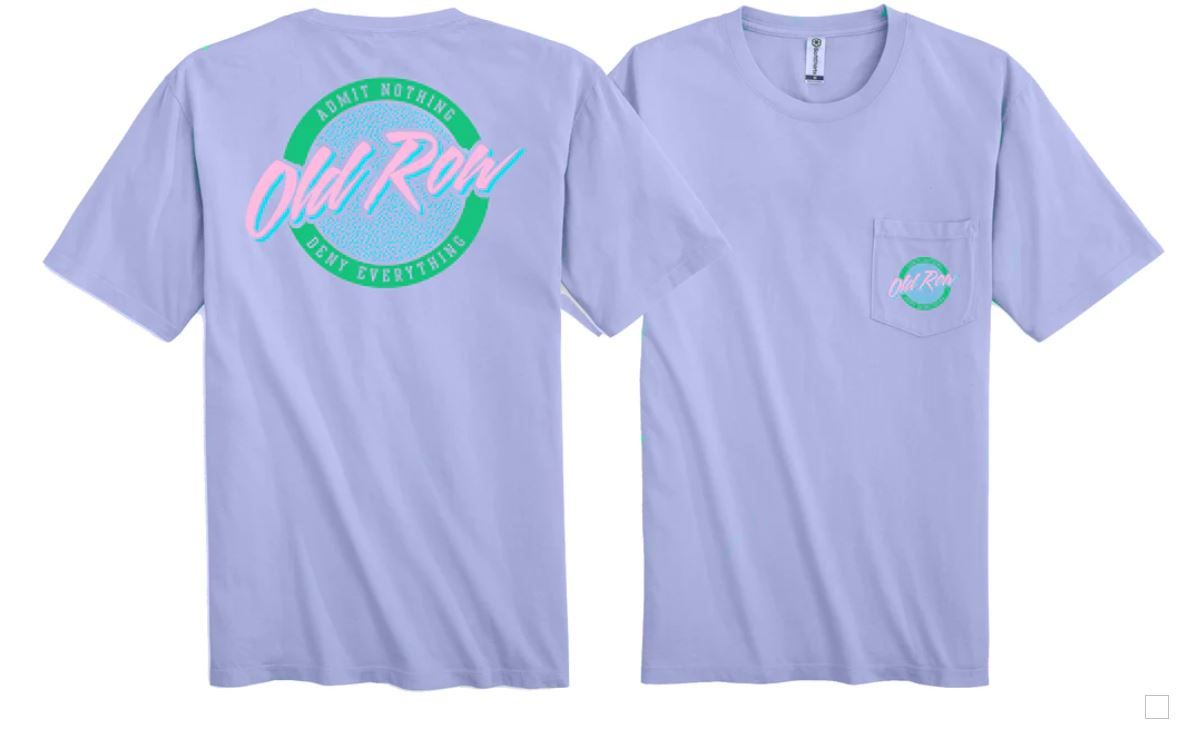 Circle Logo Lavender Pocket Tee