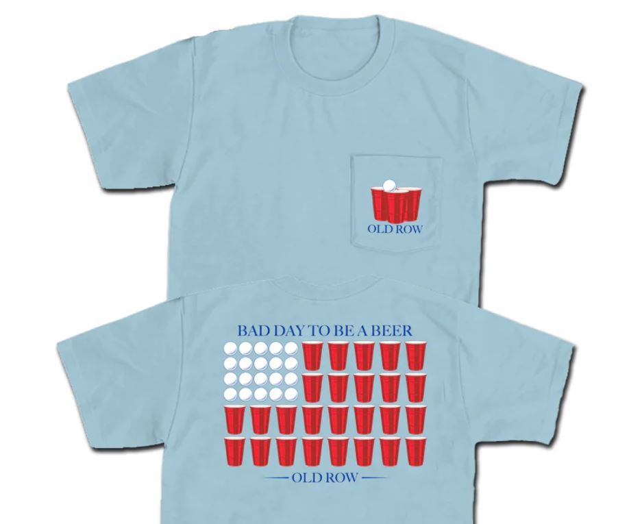 BDTBAB Pong USA Non-Pocket Tee