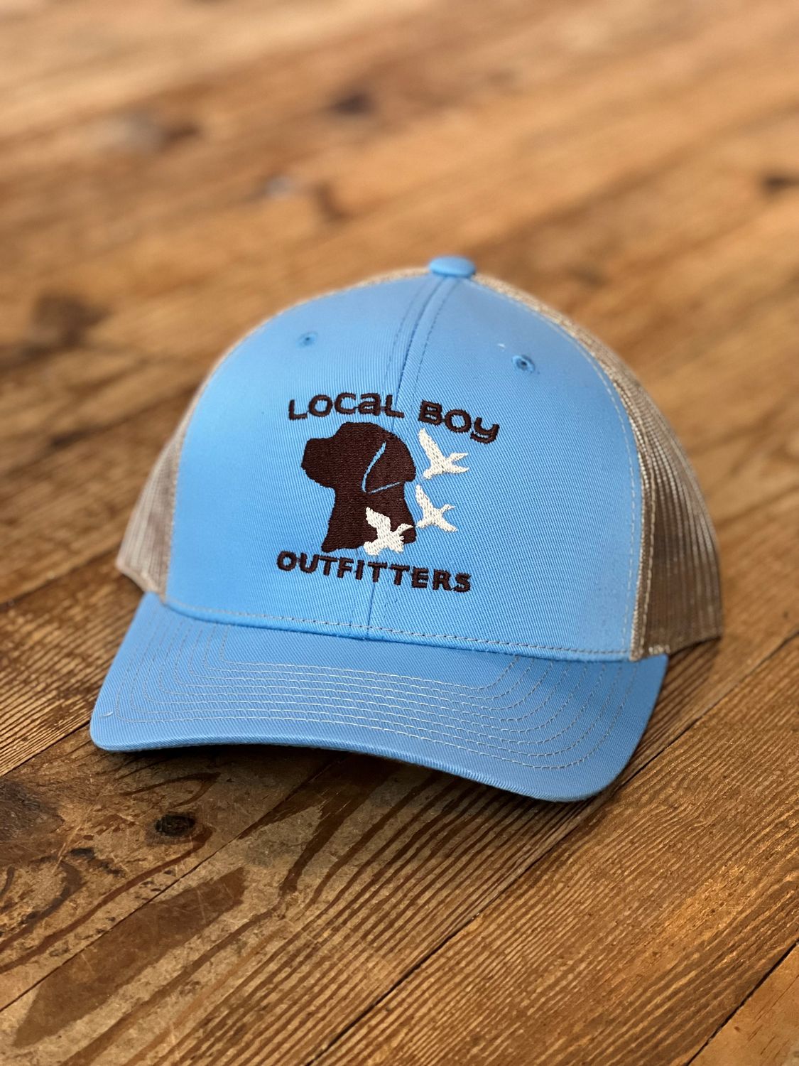 Local Boy Dog and Ducks Trucker