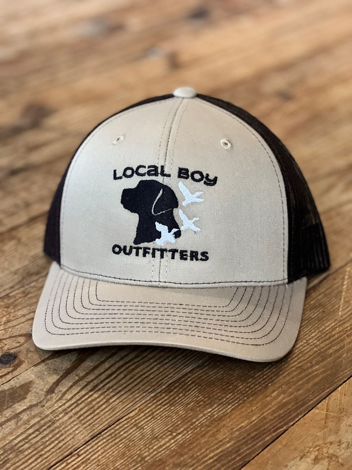 Local Boy Dog and Ducks Trucker