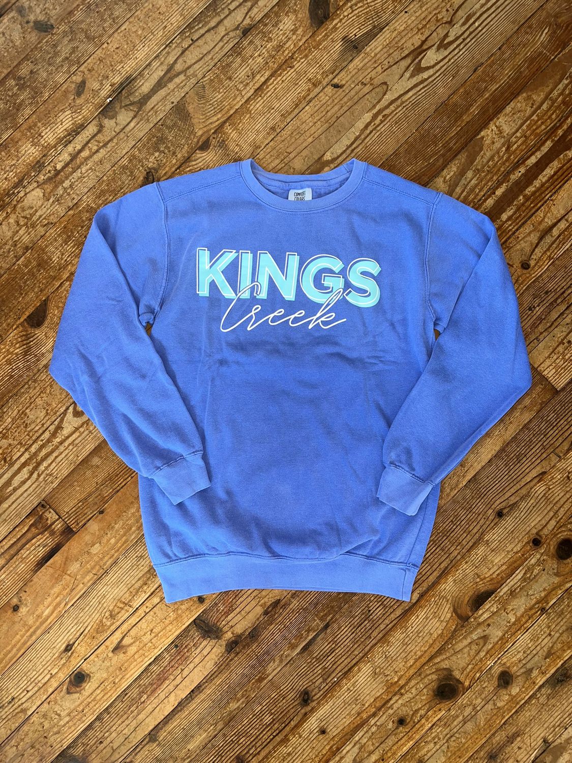 Kings Creek Retro Crewneck Blue