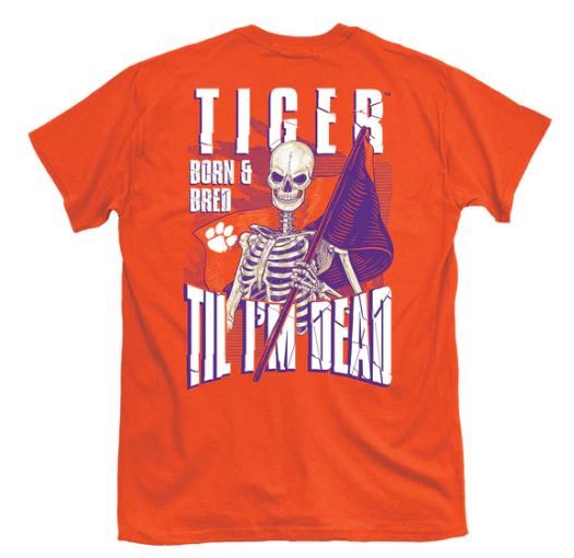 Clemson Born Bred Dead Orange