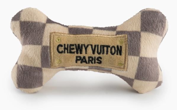 Checker Chewy Vuiton Bones