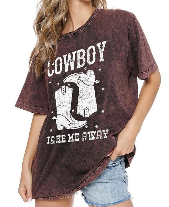 Cowboy Take Me Away Tee