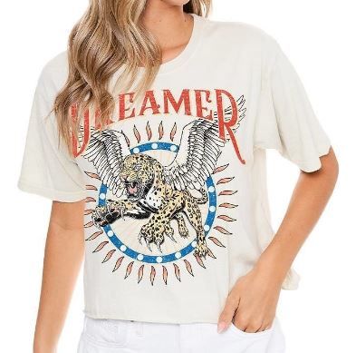 Dreamer Leopard Short Tee