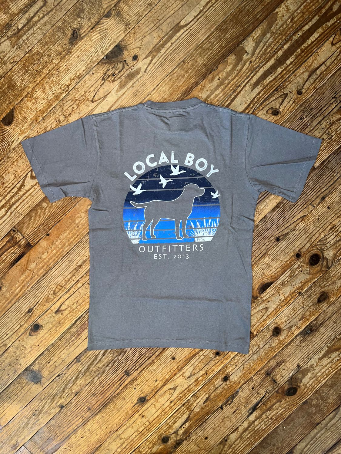 Local Boy Hey Boy Tee Grey