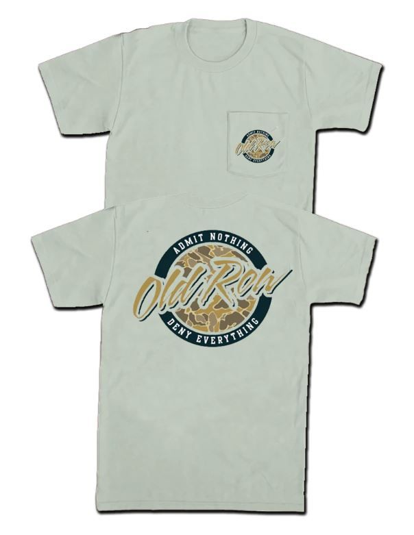 Circle Logo Pocket Tee 80s Camo Bay