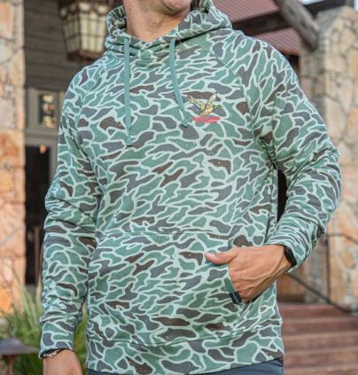 Retro Duck Camo Fleece Hoodie
