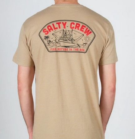 Salty Crew Trollin S/S Tee Khaki Heather