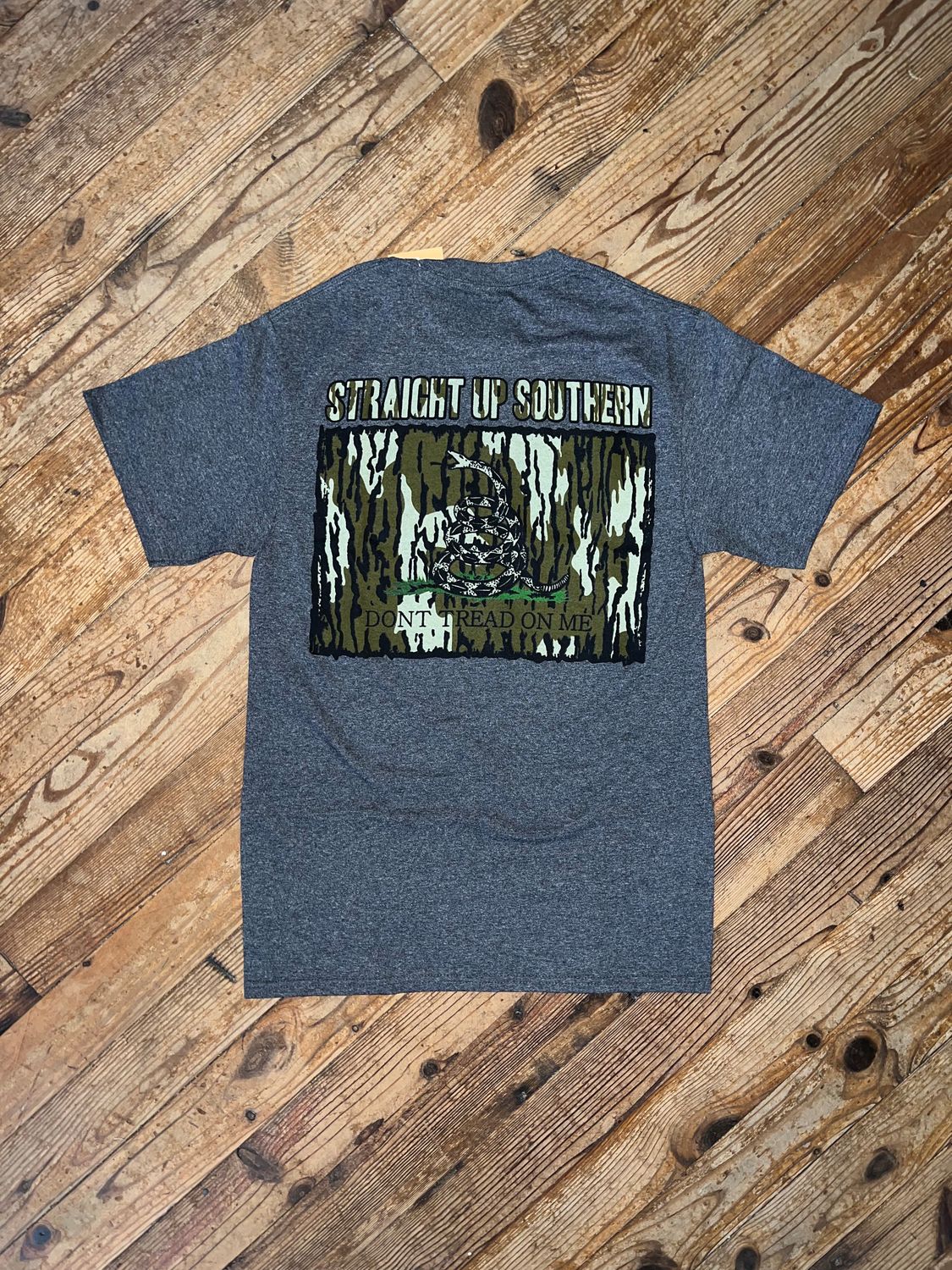 Camo Don't Tread S/S Tee Dark Heather