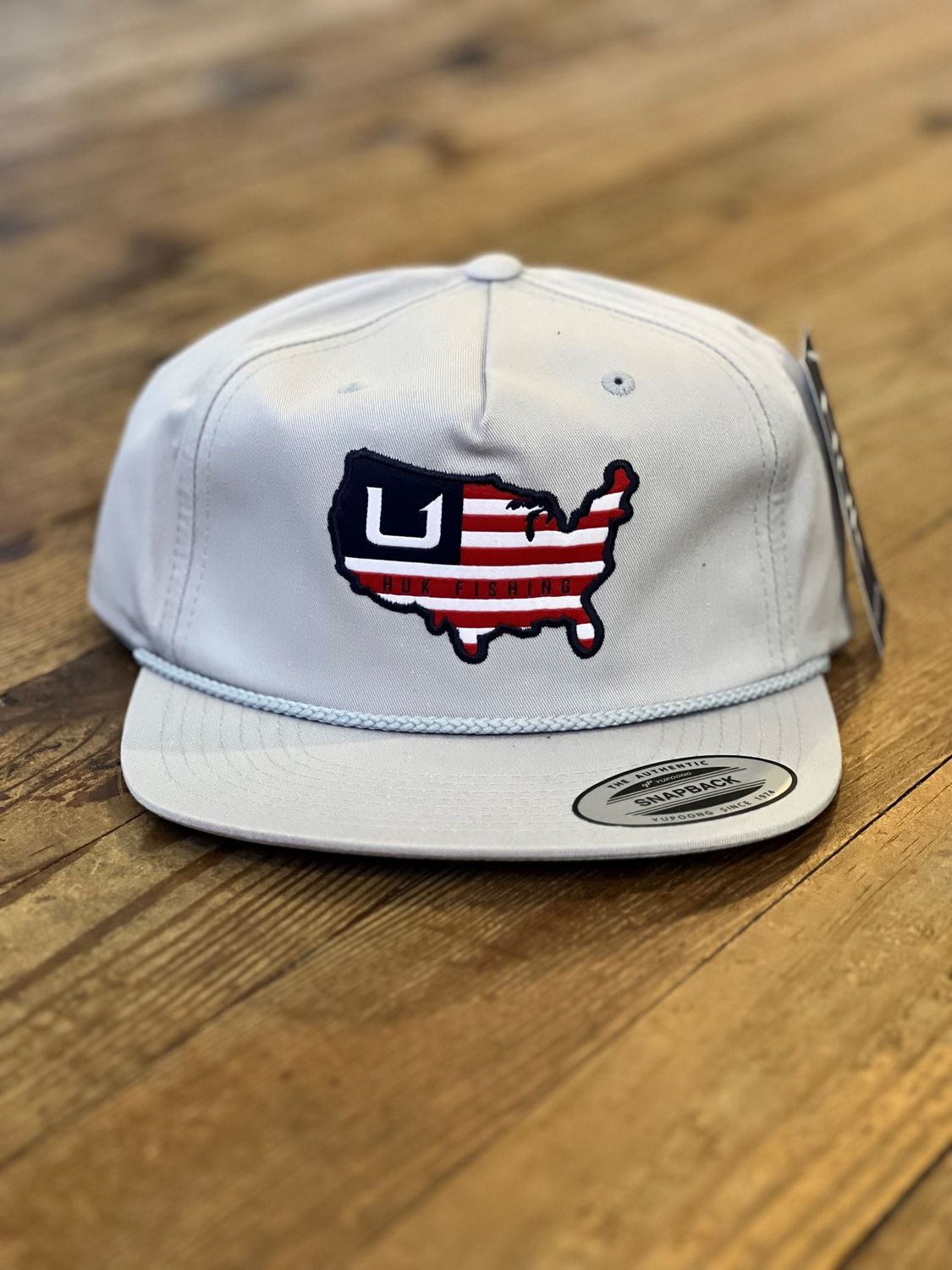 American HUK Rope Hat, Color: Harbor Mist