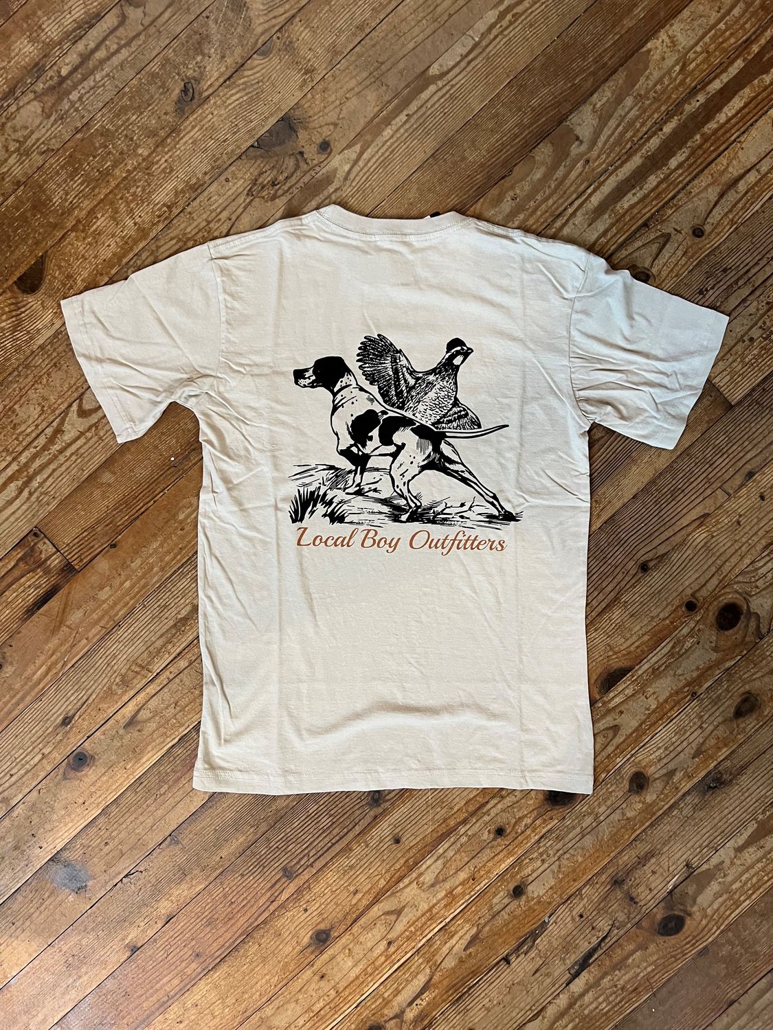 Local Boy Bob White Tee Latte