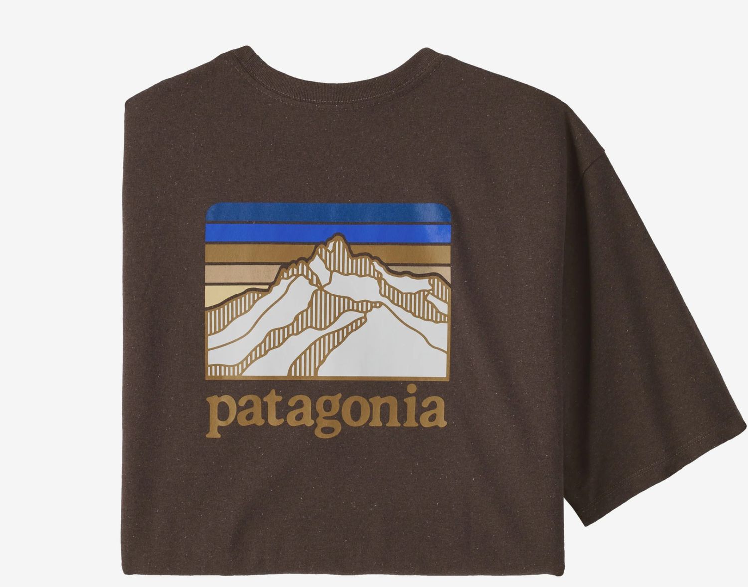 Line Logo Ridge Pocket Responsibili-Tee Cone Brown