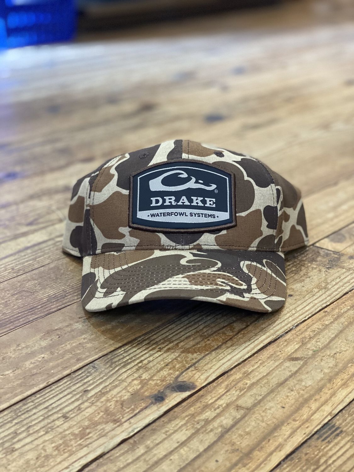 Drake 6 Panel Badge Hat