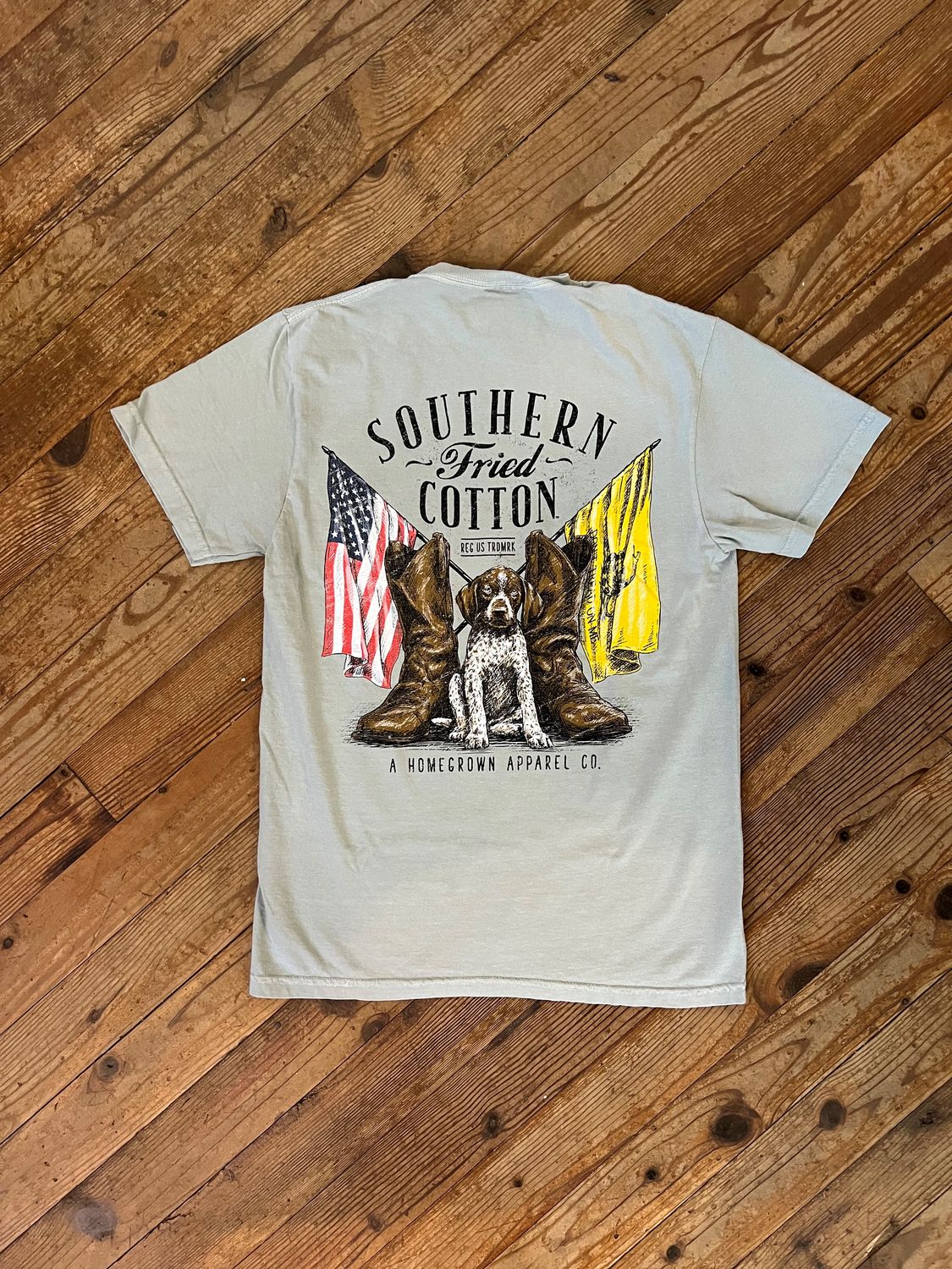 Pups &amp; Flags Tee Bay