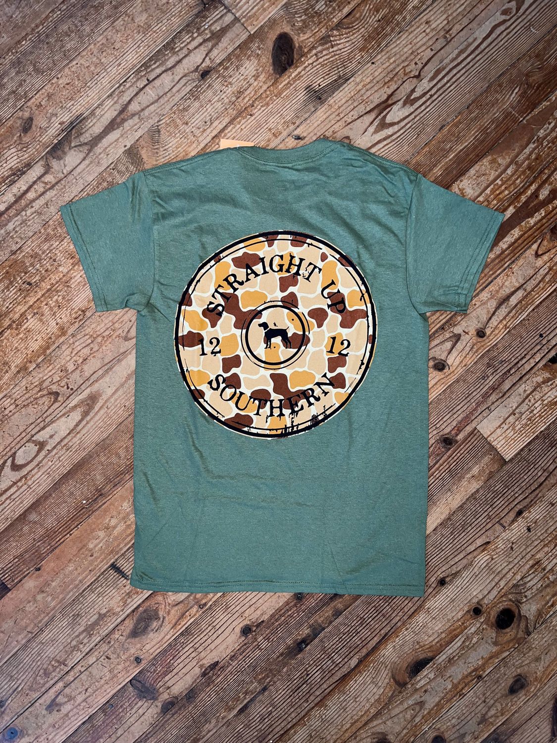 Duck Camo Shell S/S Tee Military Green
