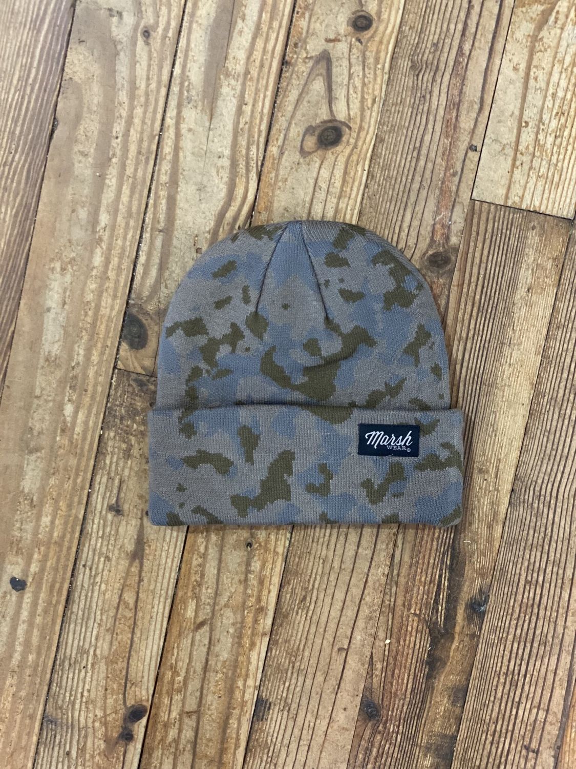 Marsh Wear Field Beanie, Color: Rock Foxhole Camo