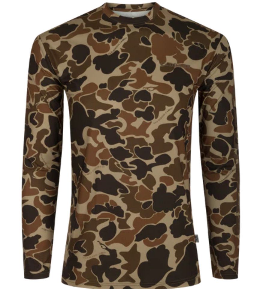 Drake Performance Crew L/S Old School Camo