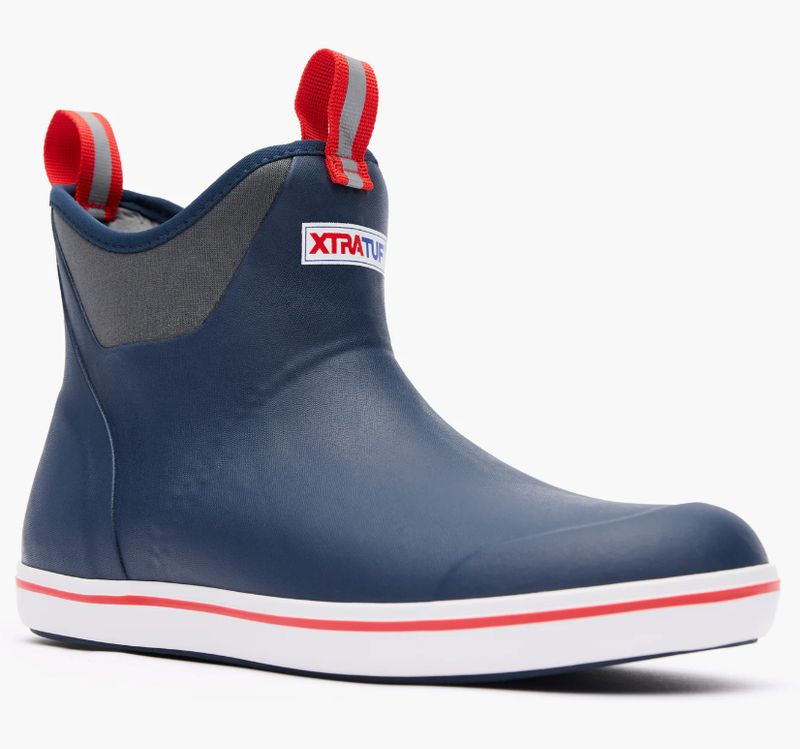 XTRATUFF Men's Deck Boot Navy/Red