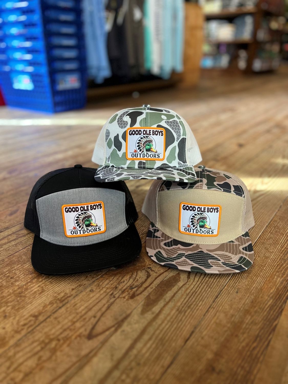 GOB Red Man Patch 7 Panel Hat