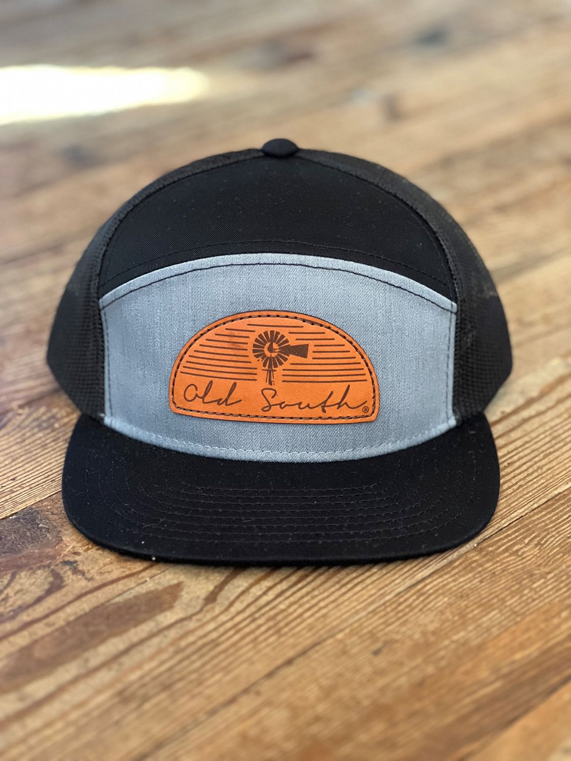 Old South Arch Leather Patch Trucker