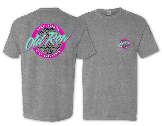 Circle Logo Pocket Tee Oxford Heather