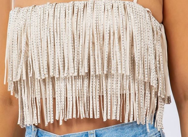 Fringe Cropped Top