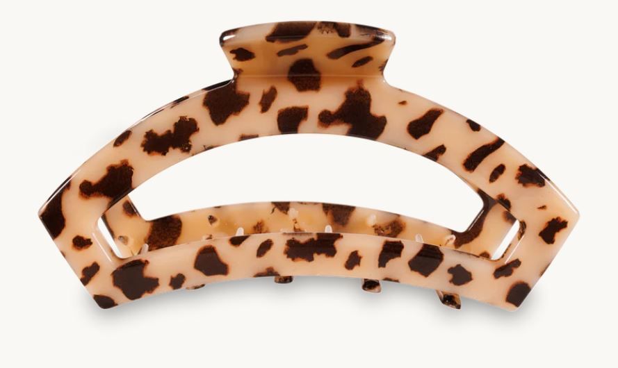 Open Blonde Tortoise Hair Clip