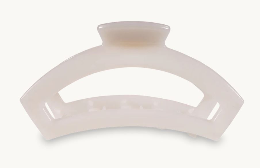 Open Coconut White Hair Clip
