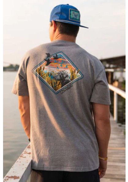 Burlebo Diamond Dog Tee Dark Heather Grey