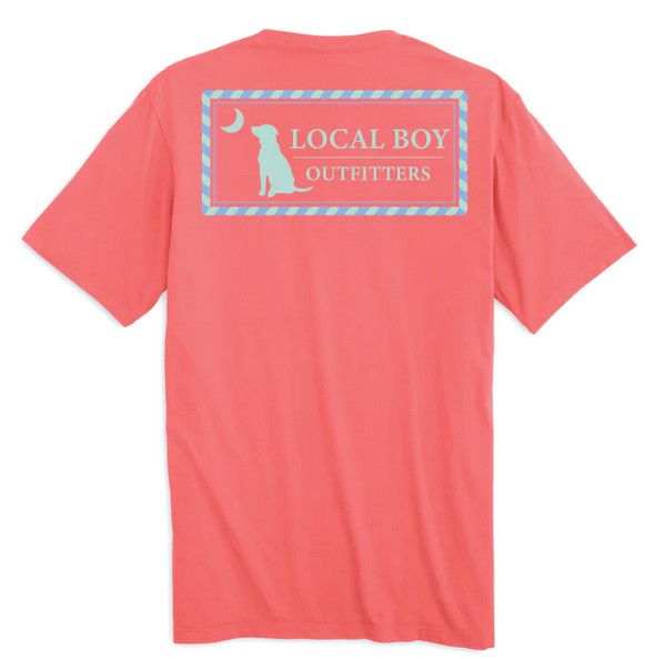Local Boy Rope Plate Tee Coral