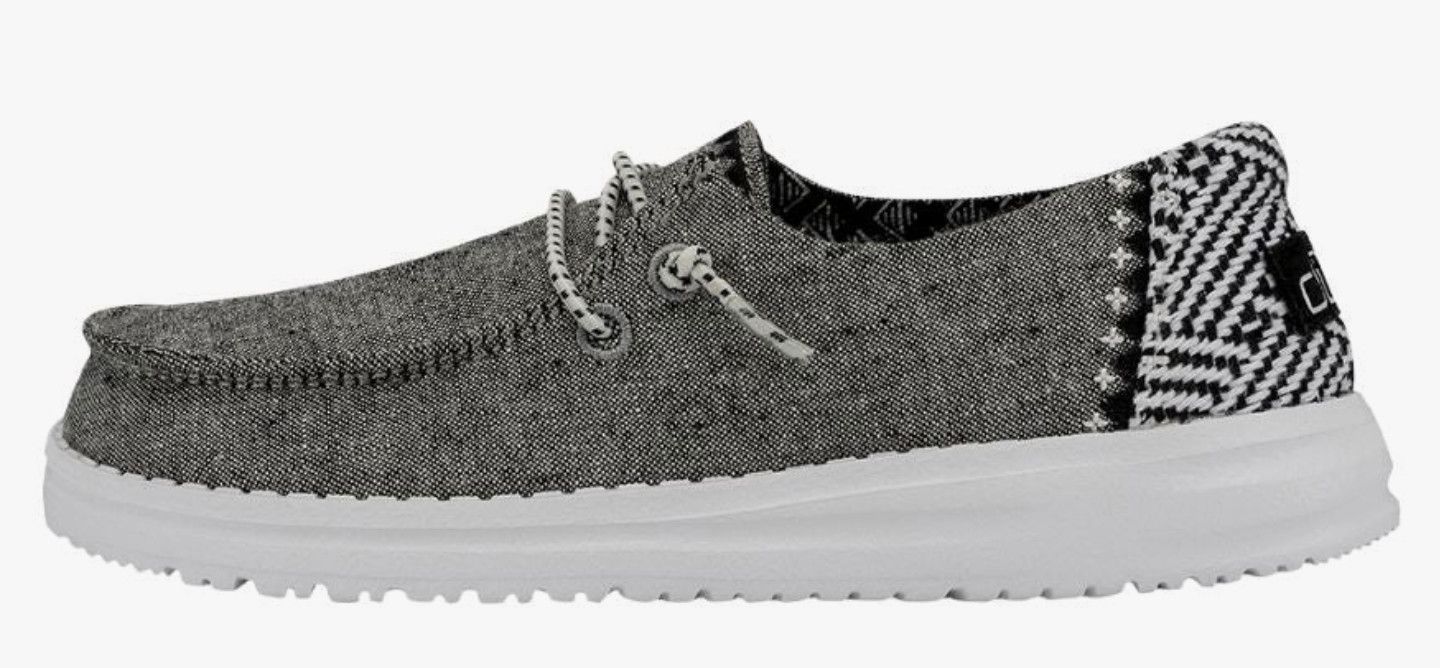 Wendy Youth Chambray Woven Onyx, Size: 11.0 Medium