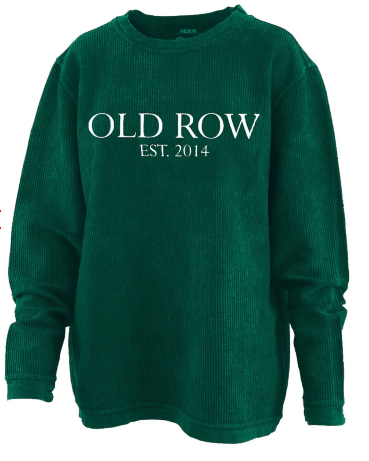 Old Row Corded Crew Green 