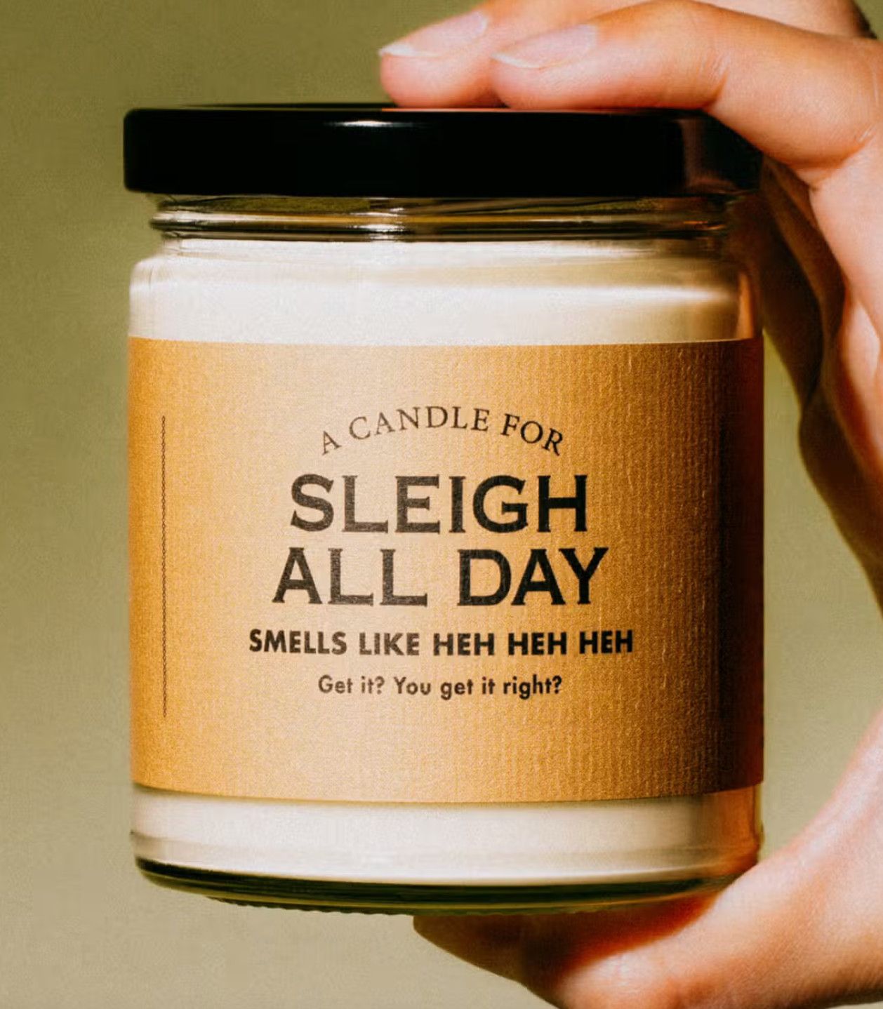 Whiskey River Sleigh All Day, Color: Candle