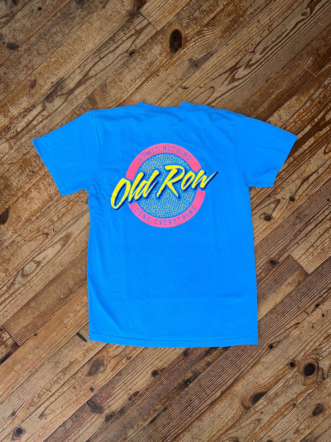 Old Row Circle Logo Pocket Tee Blue/Royal Caribe