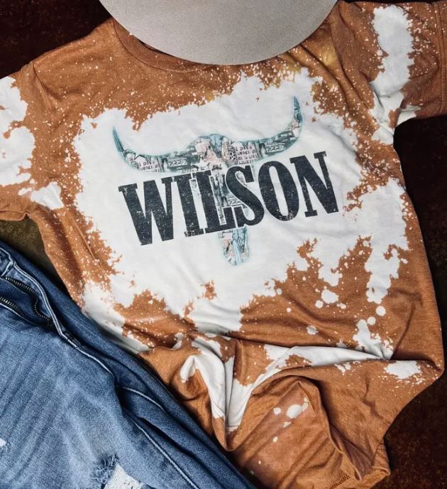 Bleached Wilson Front &amp; Back Print Tee