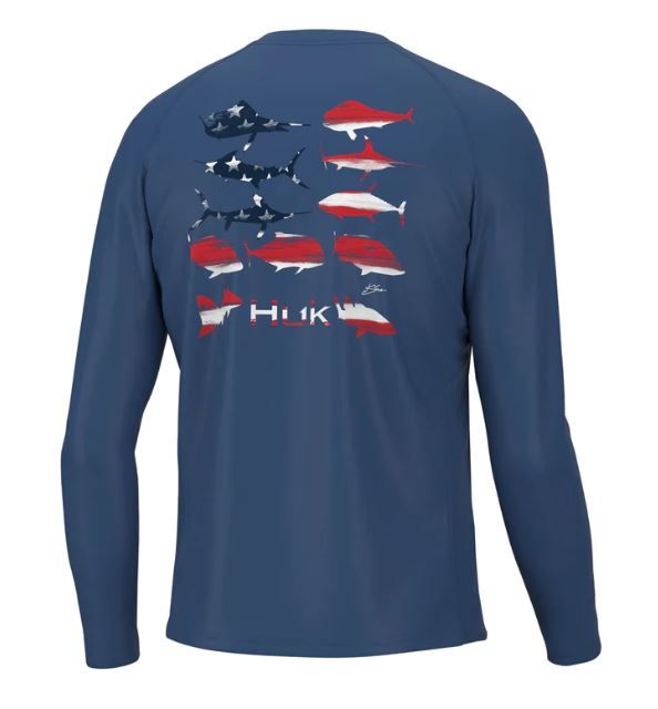 HUK KC Flag Fish Pursuit Set Sail