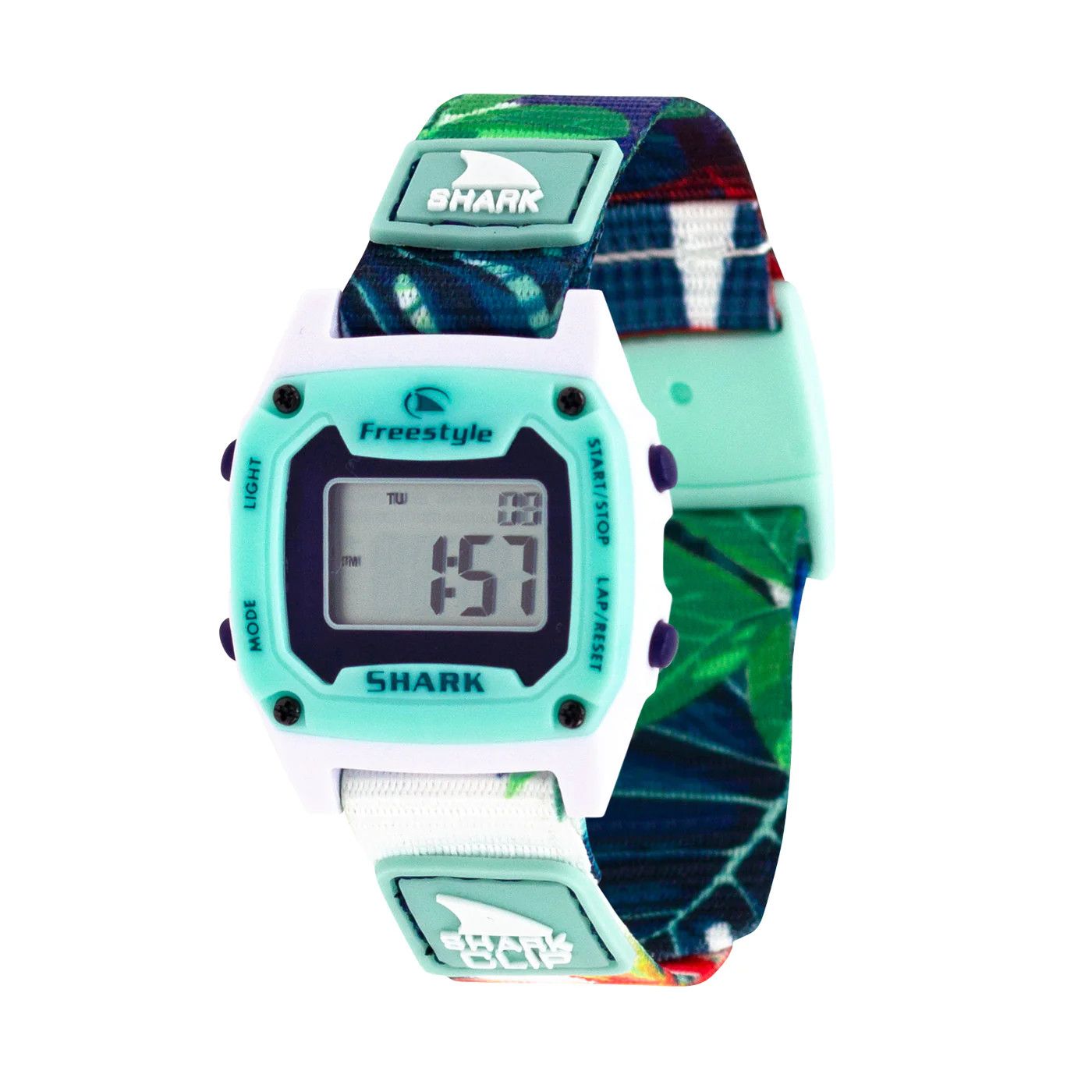 Shark Mini Clip Watch, Color: Paradise Green