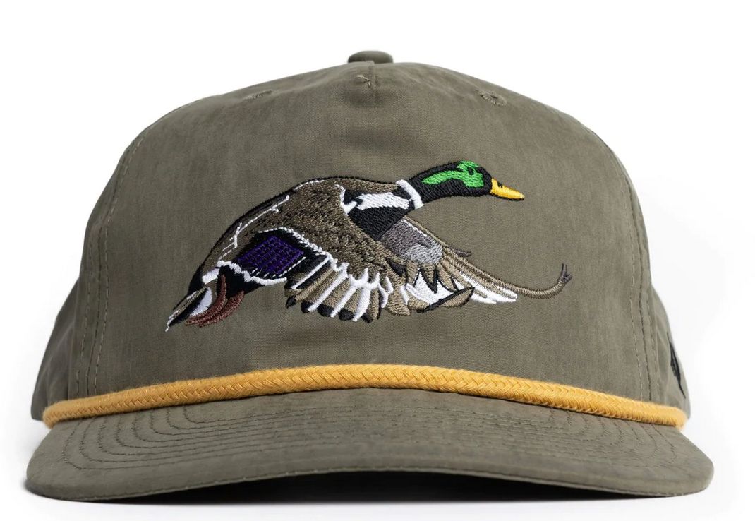 Duck Camp Mallard Hat, Color: Military Green