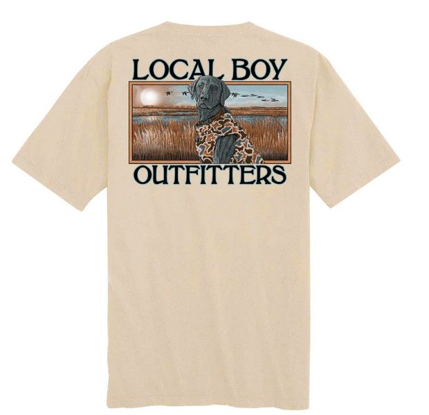 Local Boy Marsh Dog Tee Latte