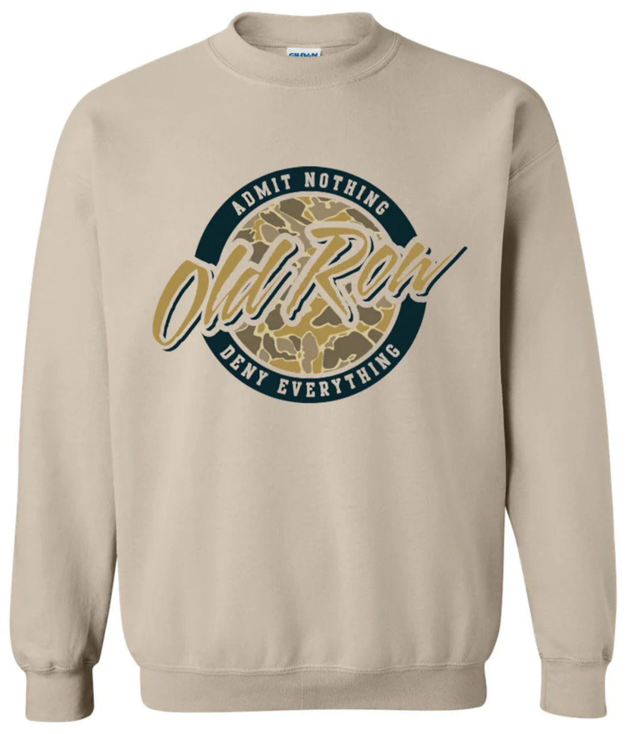 Old Row Camo Circle Crew 